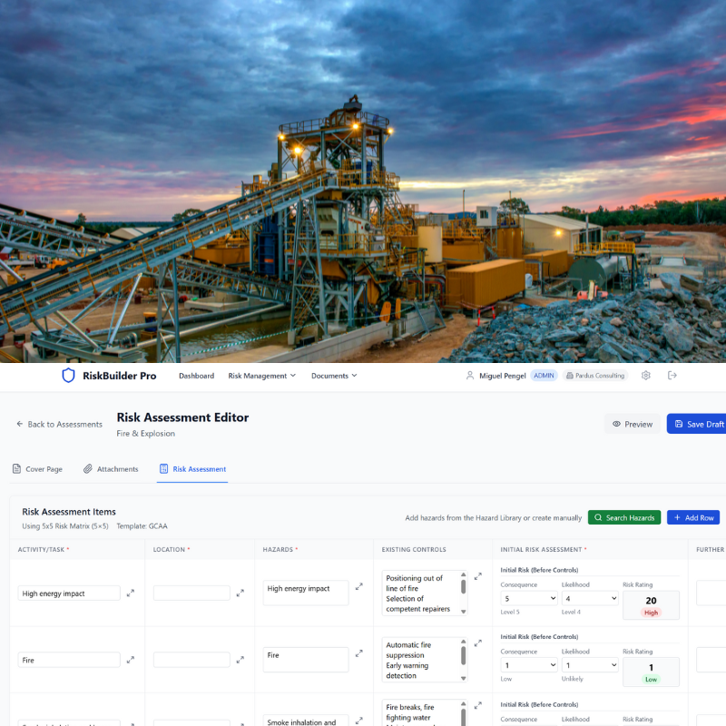 RiskBuilder Pro - Risk Assessment Software